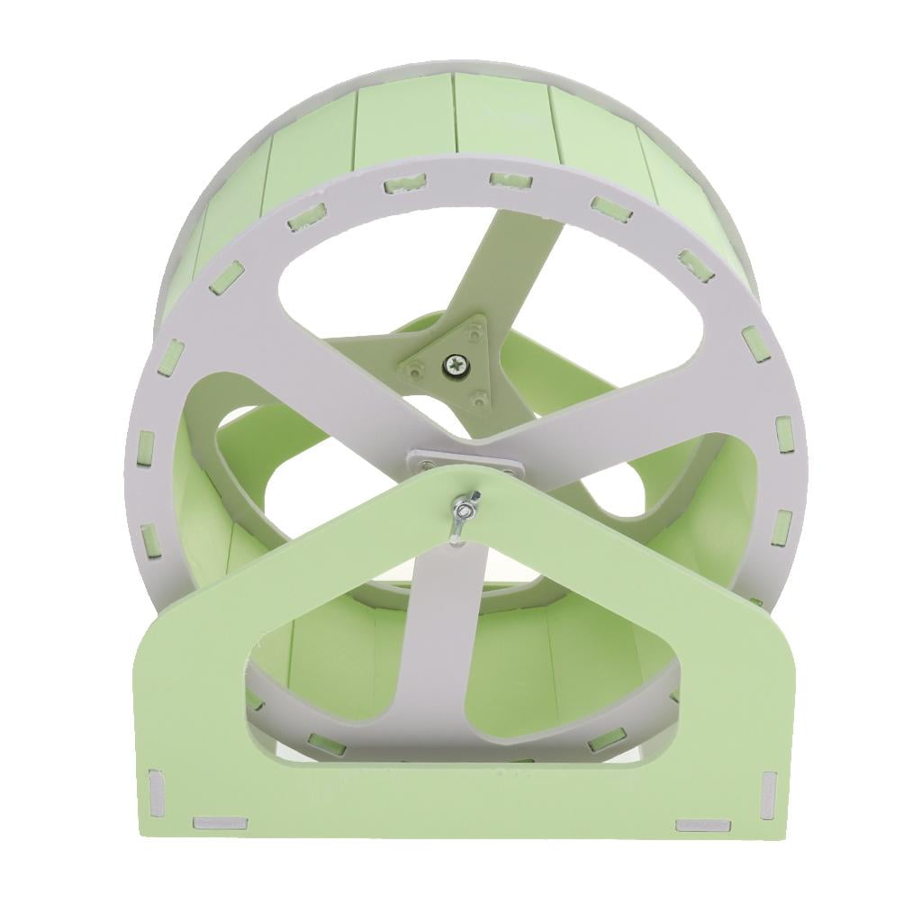 EHJRE Animal Hamsters Exercise Jogging Running Playing Wheel Toys Blue,Pink,.5x16xcm , Green