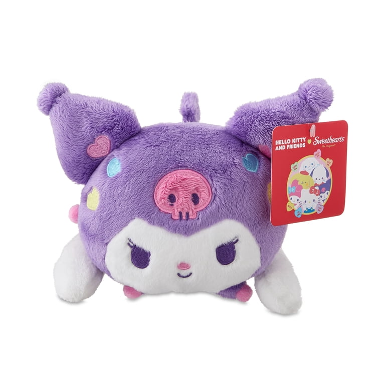 Sanrio Kuromi™ Plush with Sweethearts Candy Print Fabric - Walmart.com