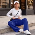 thumbnail image 6 of Stralyhd Womens Sweatpants Wide Leg 2026 Fall Winter Sweatpant Loose Fit Casual Y2k Elastic Waist Drawstring Pants Sweat Outfits with Pockets Royal Blue M, 6 of 7