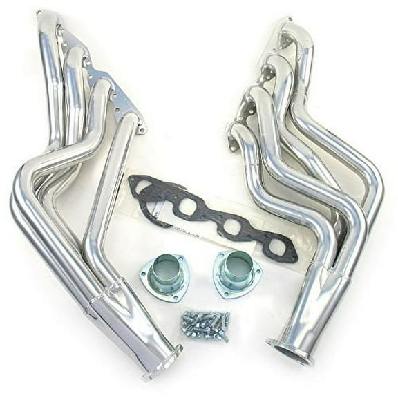 Doug's Headers D322 2" 4-Tube Full Length Metallic Ceramic Coated Exhaust Header Fits select: 1970 CHEVROLET MALIBU, 1972-1981 PONTIAC FIREBIRD