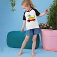 thumbnail image 4 of RXIRUCGD 2025 Vêtements d'Été pour Enfants Tout-Petits Garçons Filles Mode Mignon Col Rond Imprimé Manches Courtes Haut, 4 of 6