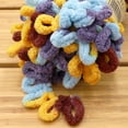 thumbnail image 3 of JubileeYarn Fun Finger Loops Yarn - 100g/Skein Jumbo Polyester - Iris - 1 Skein, 3 of 7