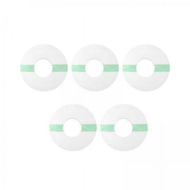 5x Parches Adhesivos para Ducha de 5 Piezas, Protectores de Cinta Cgm Impermeables, Parche de Cubierta de Transparente Flexible de Larga Duración