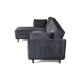 thumbnail image 5 of Sala Modular Sofá Cama Reversible Makora Velvet Gris Oxford Beehive Memory Foam Modelo Aperol, 5 of 8