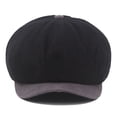 thumbnail image 3 of CoCopeaunt Cotton Patchwork Octagonal Cap Men’S Autumn And Winter Newsboy Cap European-American Style British Fashion Beret, 3 of 6