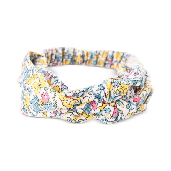 Violet Brooks Bridget Floral Headband Yellow