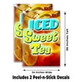 thumbnail image 2 of Iced Sweet Tea (24" X 36") Vinyl Decal Only (Pack of 2) |Sign|Sticker|Poster, 2 of 4