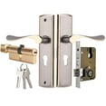 thumbnail image 1 of Cerradura De Aluminio ANGGREK Cerradura De Puerta De Sala De Estar Titanio negro dorado, 1 of 8