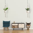 thumbnail image 3 of Macrame Plant Hangers Indoor Outdoor Ceiling Plant Pot Hanging Plant Basket Cotton Rope Use Various Potted Plants 3PCS, 3 of 5