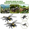 thumbnail image 3 of Simulation Animal Insect Model Childrens Static Dragonfly Plastic Decoration Toy Micro Ornaments Landscape, 3 of 8