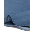 thumbnail image 5 of MODA NOVA Denim Button Down Shirt for Juniors Sleeveless Lapel V Neck Chambray Tunic Top, 5 of 6