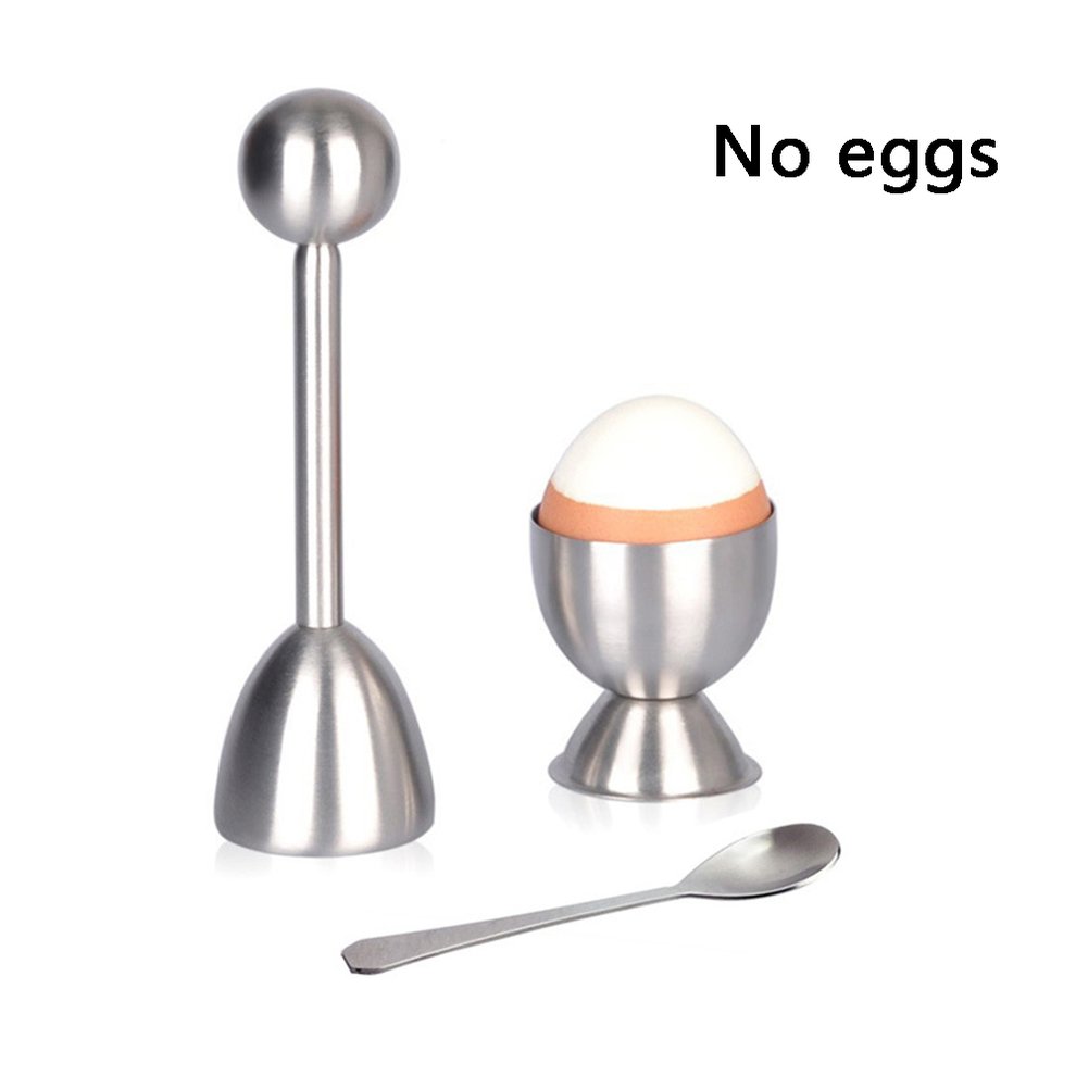 Stainless Steel Egg Topper Cutter Shell Opener Boiled Raw Egg Open Scissors Tool