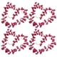 thumbnail image 2 of Yuarrent 4 Uds guirnalda flor de seda vid fácil de limpiar durabilidad duradera elegante bajo mantenimiento Rosa roja 135 cabeza Type2 NO2, 2 of 6