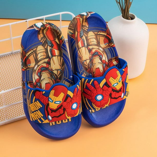 Zapatillas de niños para niños y niñas, novedad de verano, zapatos de playa para niños, zapatillas de interior suaves para bebés y niños, Sandals35 de dibujos animados para niños Gao Jinjia LED