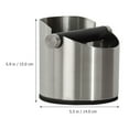 thumbnail image 2 of SEWCHICS Coffee Grinds Container Stainless Steel Rubber Silver 1Pack, 2 of 8