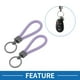 thumbnail image 2 of Llavero de Coche Único Bargains Llavero Universal con Anillo para Llaves de Fob para Casa Cuero Aleación de Zinc Púrpura Claro 2 Pcs, 2 of 6