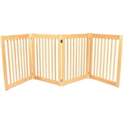 32" Highlander Legacy - 4 Panel Free Standing Wood Outdoor Pet Gate