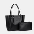 thumbnail image 2 of Fashionable New High-capacity Soft Leather Backpack, Portable Minimalist Commuting Bag, Single Shoulder Shopping Bag, 2 of 3