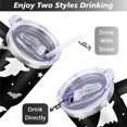 thumbnail image 5 of Happy Halloween Tumbler with Handle Insulated Coffee Mug 40 oz Cafe Tumblers for Drinking Coffee Water Wine Ideal Gift for Women Daughter Mom, 5 of 7