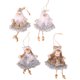 thumbnail image 1 of EeaseMX 4 piezas de decoración navideña, colgante de ángel anciano, adornos para árbol de Navidad, accesorios de decoración de ángel., 1 of 7