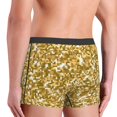 thumbnail image 4 of Kdxio Men's Boxer Briefs with Glitter Gold Print - Comfortable and Breathable Underwear for Everyday Wear, 4 of 7