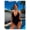 Black, variant on Women Plunging One Piece Swimsuit Backless Cross Tie High Cut Thong One-Piece Bathing Suit