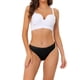 thumbnail image 1 of INSPIRAR CHIC Paquetes de Mujeres G-String Braguitas Transpirables Hi-Cut Tanga L 2 Rojo Rosa/2 Burdeos/2 Negro, 1 of 4
