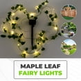 thumbnail image 5 of Luces Solares de Hadas Hoja Arce Impermeable Al Aire Libre Guirnalda LáMpara Solar Navidad para DecoracióN JardíN-2M 20LED, 5 of 5