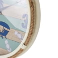 thumbnail image 4 of Isla Nautical Round Shiplap Metal Wall Clock - Beige - 17.5"H x 17.5"W, 4 of 6