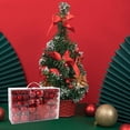 thumbnail image 3 of 100 Uds Bolas de Decoración de árbol de Navidad Sunnimix adornos de plástico, 3 of 8