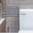 thumbnail image 3 of Front Mount Toilet Tank Lever Handle with Adjustable Bendable Arm, Satin Nickel, 3 of 10