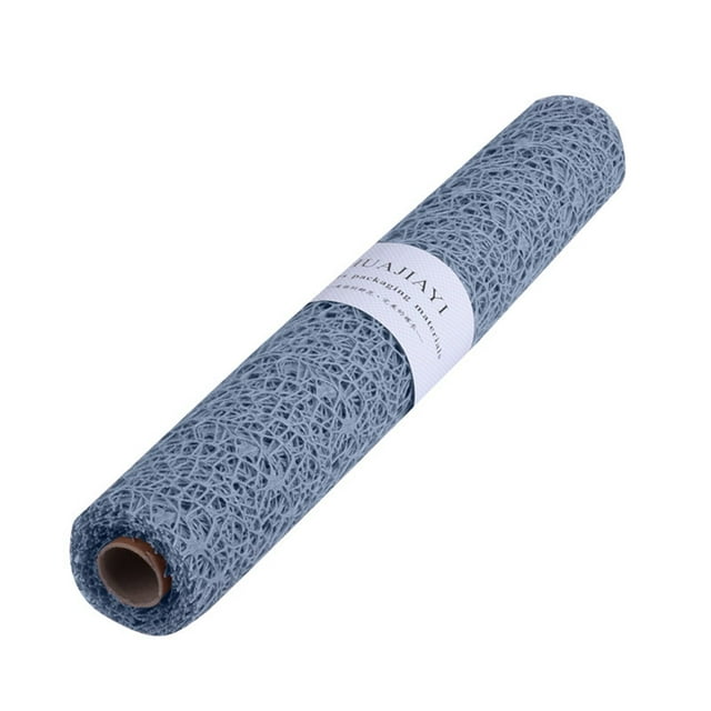 CSChome Flower Packaging Mesh Exquisite DIY Flower Bouquet Wrapping Gauze Flower Wrapping Mesh Hollow Out Clear Texture Party Supply 1 Roll