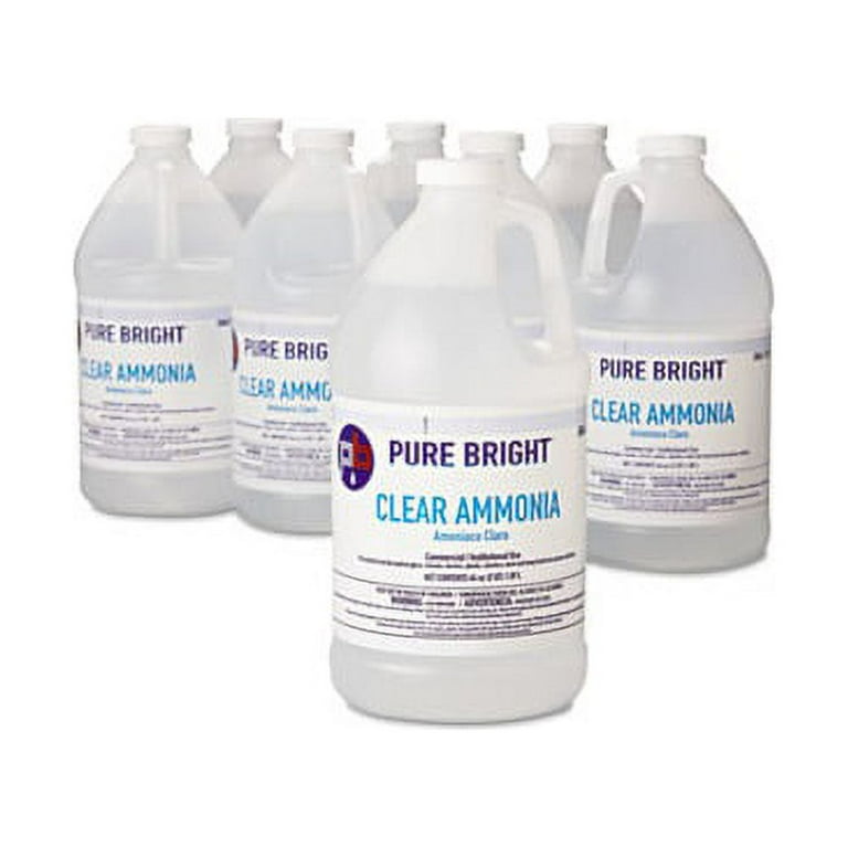 Clear Ammonia, 64 oz Bottle, 8/Carton Clear Ammonia, 64 oz Bottle, 8/Carton