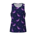 thumbnail image 4 of Xecao Eggplant Men's Tank Top Workout Quick Dry Sleeveless Gym Jogging Muscle Shirts Summer Swim Beach Tops, 4 of 9