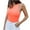 Orange, variant on Womens Jumpsuits and Rompers,O-Neck Sleeveless Slim Ladies Bodysuit Solid Jumpsuit