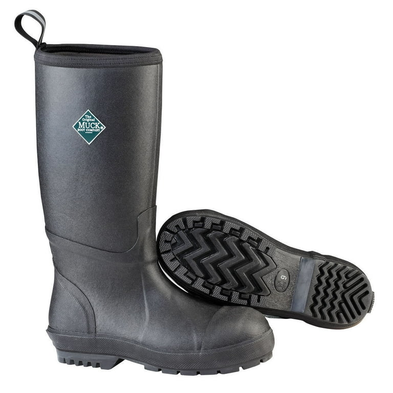 Muck steel best sale toe rubber boots