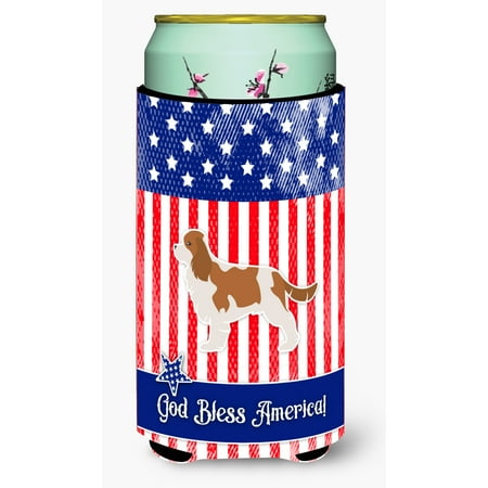 

Carolines Treasures BB3349TBC USA Patriotic Cavalier King Charles Spaniel Tall Boy Beverage Insulator Hugger Tall Boy
