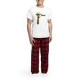 thumbnail image 5 of CafePress - Giraffe Moo Funny Pajamas - Men's Light Loose Fit Cotton Pajama Set, 5 of 7