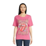 Time and Tru Women's Short Sleeve Band Graphic Tee