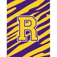 thumbnail image 1 of Carolines Treasures CJ1022-R-CHF 28 x 40 in. Tiger Stripe Purple Gold Letter R Monogram Initial Flag House Size, 1 of 1