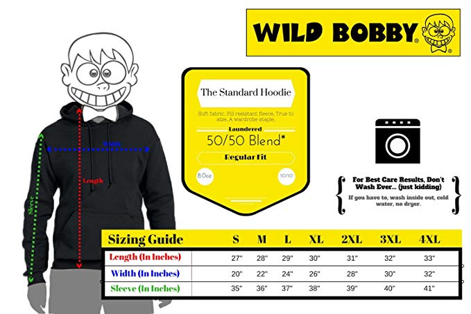 Wild Bobby, My Favorite People Call Me Dad Family Husband Daddy Granpa Fathers Day Gift | Mens Father's Day Hooded Sweatshirt Graphic Hoodie, Kelly, Medium - image 3 of 4