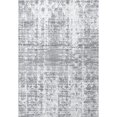 thumbnail image 5 of nuLOOM Alva SpinClean Faded Abstract Machine Washable Area Rug, 6' x 9', Alva Light Grey, 5 of 8
