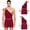 Burgundy, variant on Men Ancient Greek Cosplay One Shoulder Stage Performance Skirted Leotard Romper Outfits Party White S