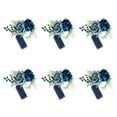 thumbnail image 2 of 6 piezas Boda Muñeca Muñeca Muñeca Bridal Bridal Bridegroom Flores artificiales Muñeco de corsage para fiesta de graduación Ducha de novia, 2 of 8