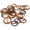 thumbnail image 2 of MasteelfCA 20 Pcs Boucles de Rouleau Réglables en Résine Forme Ronde DIY pour Vêtements Écharpes Chapeaux Couleur Aléatoire, 2 of 8