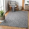 thumbnail image 2 of SAFAVIEH Striped Kilim Dev Diamond Area Rug, Dark Grey, 3' x 5', 2 of 7