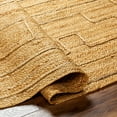thumbnail image 5 of Hauteloom Tino Jute Living Room, Bedroom Area Rug - Contemporary - Straw, Dark Brown, Dark Beige - 18" Sample, 5 of 7