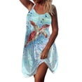 thumbnail image 2 of Qiylii Women's Summer Dress 2022 Womens Tops Casual Loose Bohemian Floral Dress Party Club Tank Dress, 2 of 5