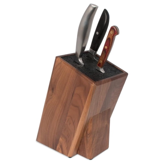 Kapoosh Universal Cutlery Block in Black Walnut