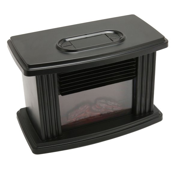 Electric Fireplace Heater, Small Electric Fireplace Portable Fireplace Stove With Remote Control, 3D Simulated Flame Freestanding Electric Stove Heater For Indoor Outdoor Home Use